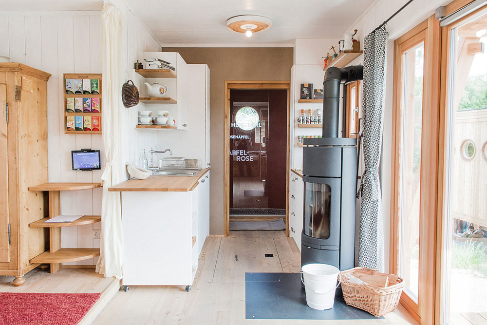 Unsere Kundenprojekte // Innenansicht eines Tiny Houses