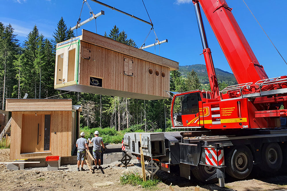 Impression von einem unserer Modulhaus-Projekte