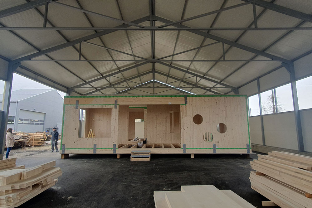 Impression von einem unserer Modulhaus-Projekte