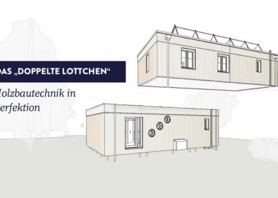 2-stöckiges Modulhaus aus 4 Modulen